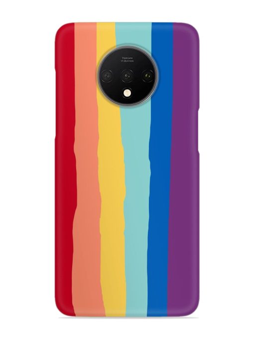 Rainbow Genuine Liquid Snap Case for Oneplus 7T