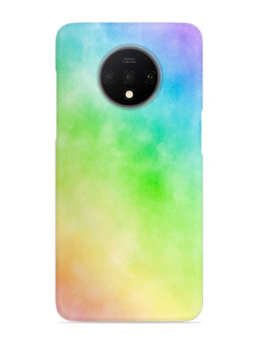 Watercolor Mixture Snap Case for Oneplus 7T Zapvi