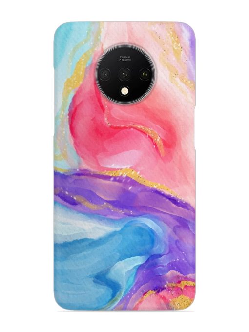 Watercolor Gradient Snap Case for Oneplus 7T Zapvi