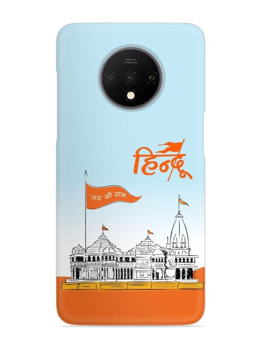 Ram Mandir Hindu Snap Case for Oneplus 7T Zapvi