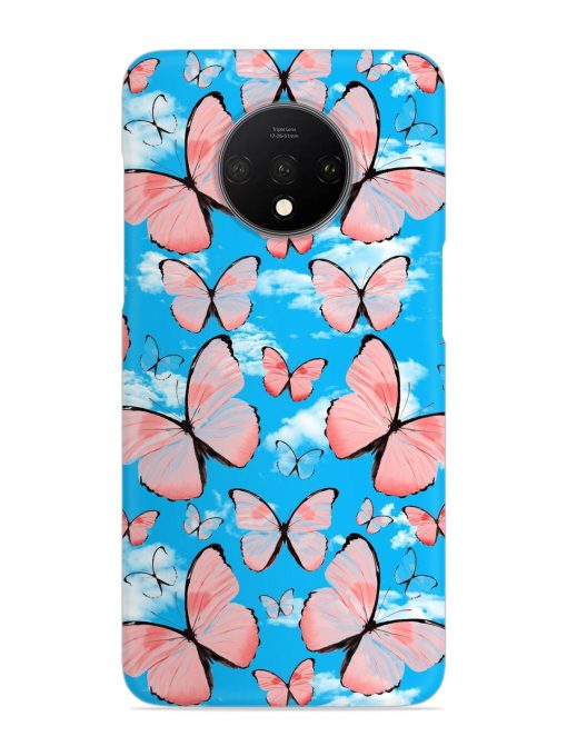 Seamless Pattern Tropical Snap Case for Oneplus 7T Zapvi