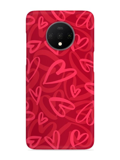 Seamless Romantic Pattern Snap Case for Oneplus 7T Zapvi