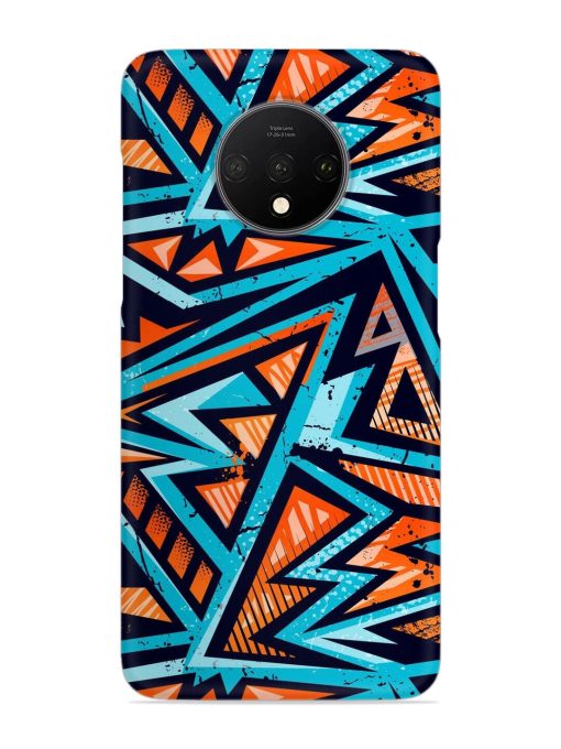 Abstract Seamless Grunge Snap Case for Oneplus 7T Zapvi