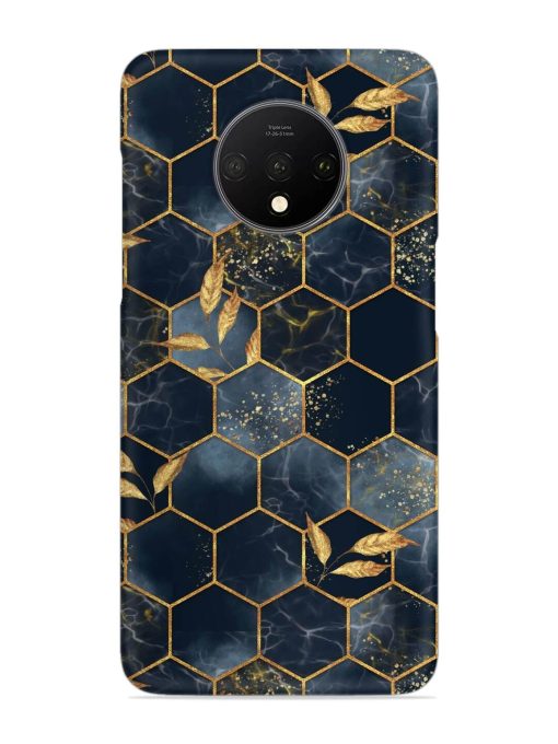 Marble Hexagon Seamless Snap Case for Oneplus 7T