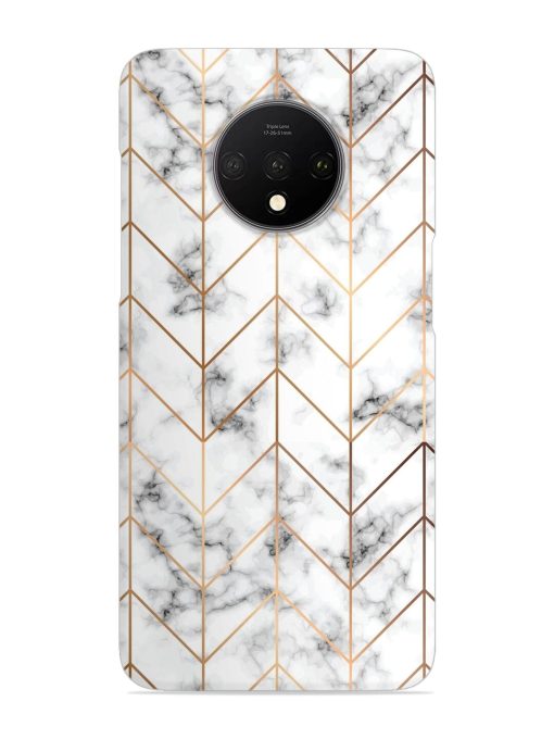 Vector Marble Texture Snap Case for Oneplus 7T Zapvi