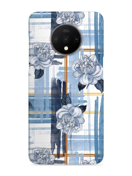 Watercolor Pattern Rose Snap Case for Oneplus 7T Zapvi