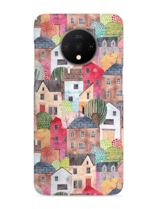 Abstract Seamless Pattern Snap Case for Oneplus 7T Zapvi