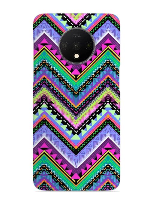 Tribal Aztec Print Snap Case for Oneplus 7T Zapvi