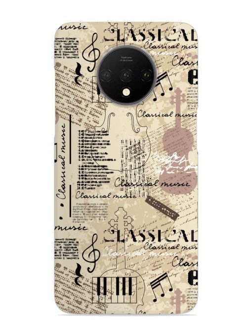 Classical Music Lpattern Snap Case for Oneplus 7T Zapvi