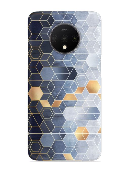 Geometric Abstraction Hexagons Snap Case for Oneplus 7T Zapvi