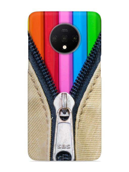 Zip In Color Snap Case for Oneplus 7T Zapvi