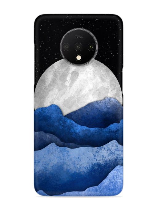 Full Moon Mountain Vector Snap Case for Oneplus 7T Zapvi