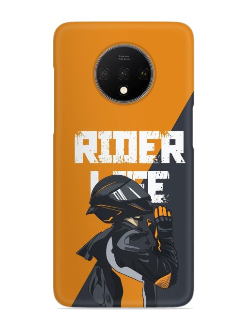 Rider Life Snap Case for Oneplus 7T Zapvi