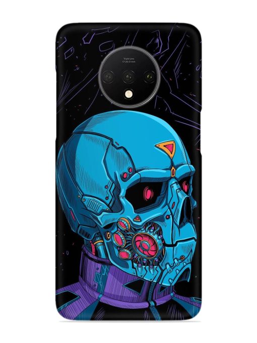 Skull Robo Vector Snap Case for Oneplus 7T Zapvi