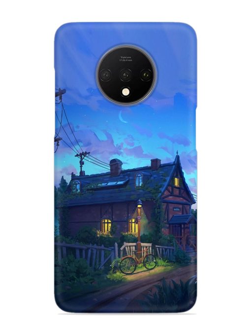 Beautiful Village House Snap Case for Oneplus 7T Zapvi