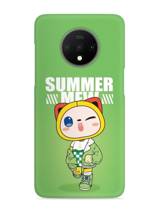 Summer Mew Snap Case for Oneplus 7T Zapvi