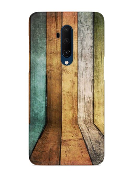 Wooden Realistic Art Snap Case for Oneplus 7T Pro Zapvi