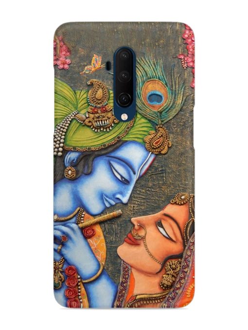 Lord Radha Krishna Flute Art Snap Case for Oneplus 7T Pro Zapvi