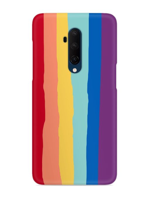 Rainbow Genuine Liquid Snap Case for Oneplus 7T Pro