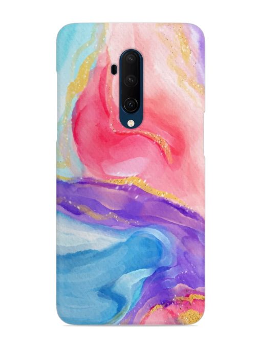 Watercolor Gradient Snap Case for Oneplus 7T Pro Zapvi