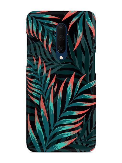 Green Leaf Art Snap Case for Oneplus 7T Pro