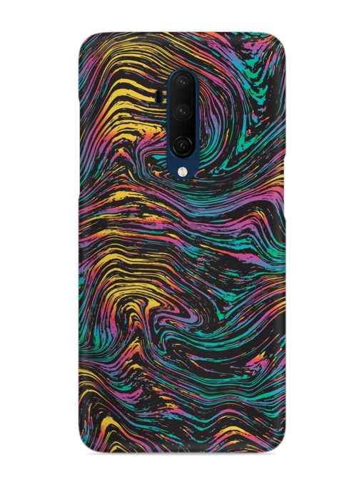 Abstract Liquid Colors Snap Case for Oneplus 7T Pro Zapvi