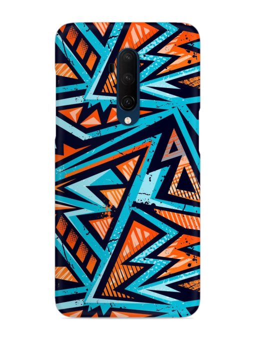 Abstract Seamless Grunge Snap Case for Oneplus 7T Pro Zapvi