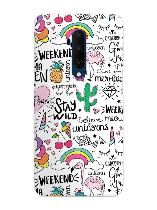 Unicorn Ice Cream Snap Case for Oneplus 7T Pro