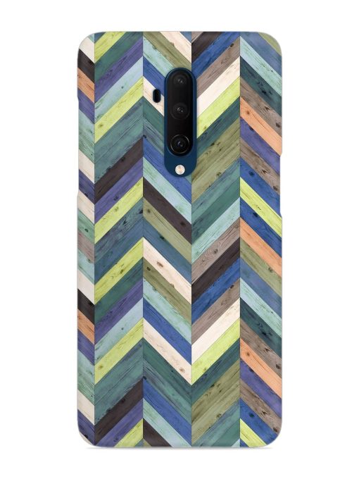 Chevron Random Color Snap Case for Oneplus 7T Pro Zapvi