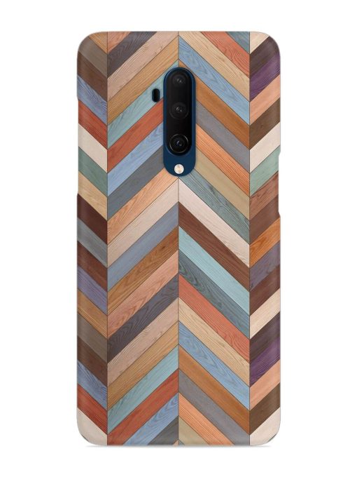 Seamless Wood Parquet Snap Case for Oneplus 7T Pro Zapvi