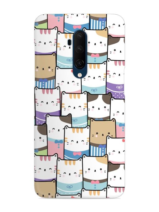 Cute Adorable Cat Snap Case for Oneplus 7T Pro