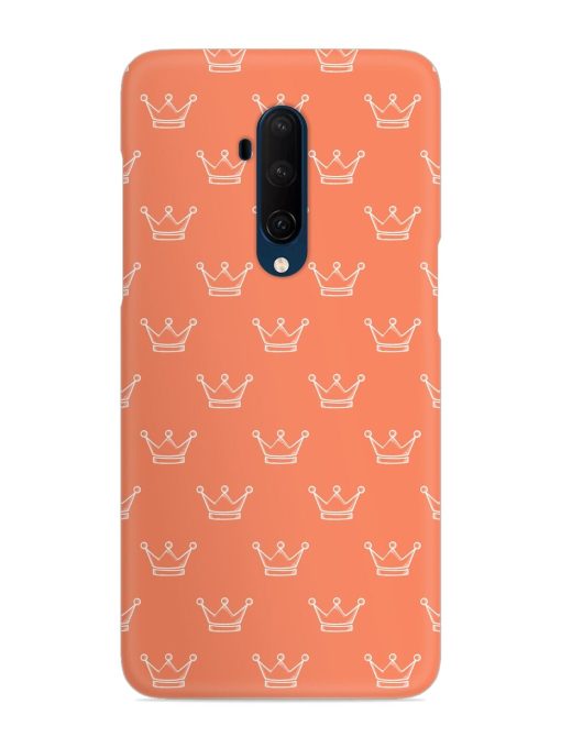 Hand Drawn Crown Snap Case for Oneplus 7T Pro Zapvi