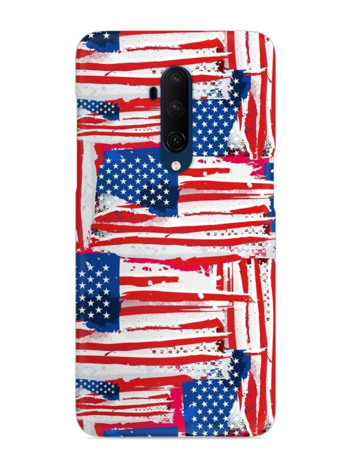 Usa Flag Seamless Snap Case for Oneplus 7T Pro