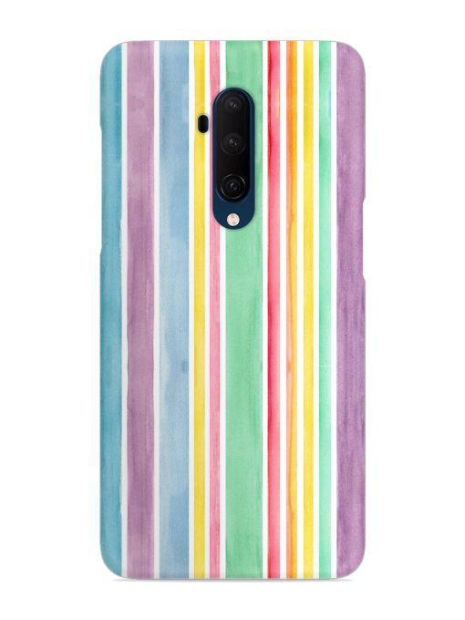 Hand Drawn Watercolor Snap Case for Oneplus 7T Pro Zapvi