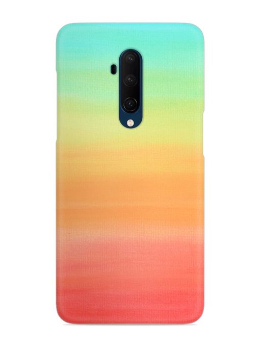 Background Sky Watercolor Snap Case for Oneplus 7T Pro Zapvi