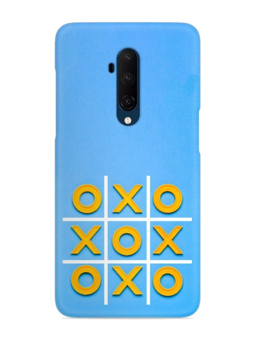 Yellow Plastic Crosses Snap Case for Oneplus 7T Pro Zapvi