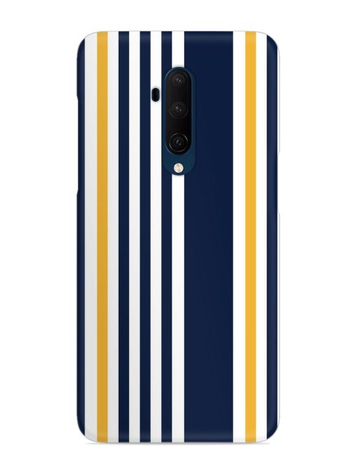 Seamless Stripe Pattern Snap Case for Oneplus 7T Pro Zapvi