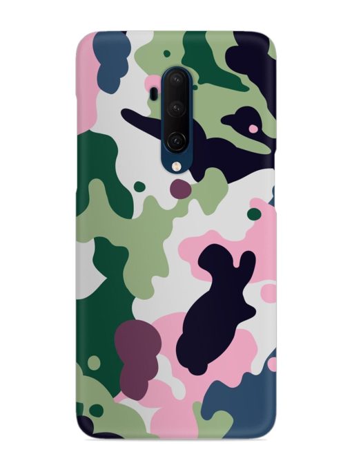 Seamless Funky Camouflage Snap Case for Oneplus 7T Pro