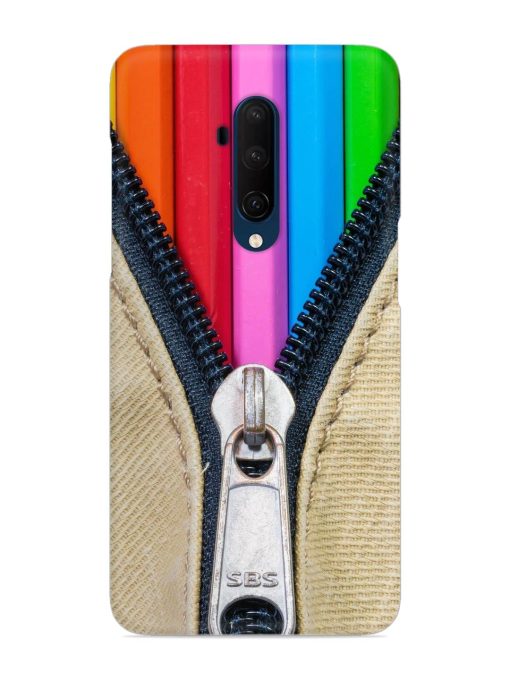 Zip In Color Snap Case for Oneplus 7T Pro Zapvi