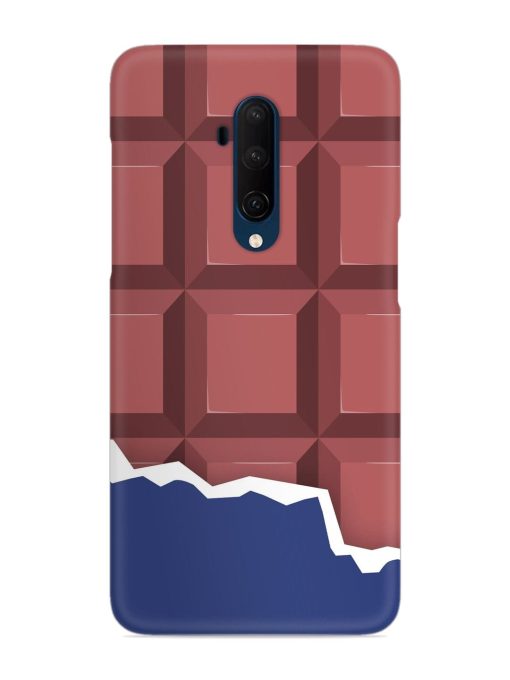 Chocolate Vector Art Snap Case for Oneplus 7T Pro Zapvi