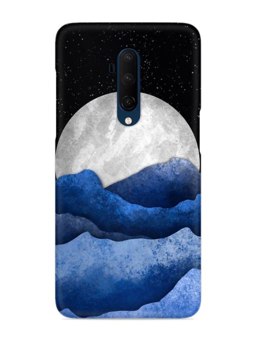 Full Moon Mountain Vector Snap Case for Oneplus 7T Pro