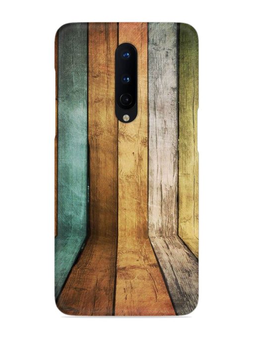 Wooden Realistic Art Snap Case for Oneplus 8 Zapvi