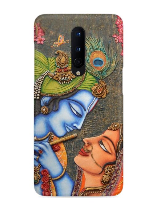 Lord Radha Krishna Flute Art Snap Case for Oneplus 8 Zapvi