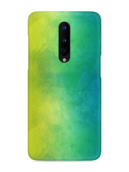 Yellow Green Gradient Snap Case for Oneplus 8 Zapvi