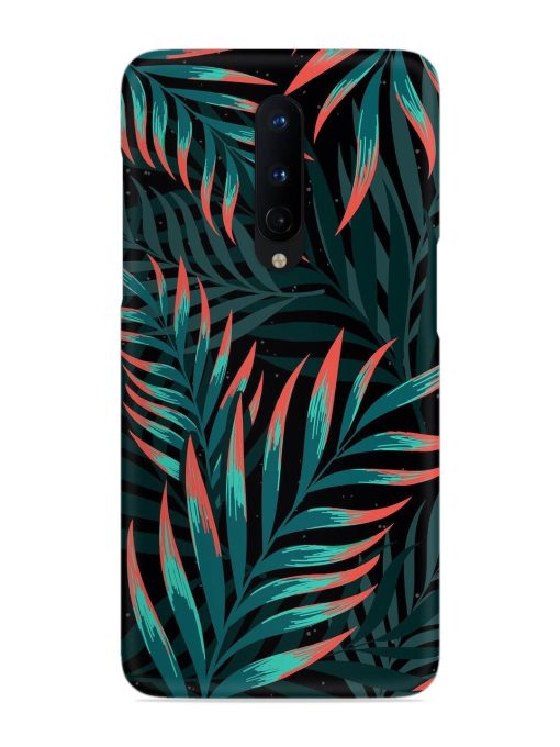 Green Leaf Art Snap Case for Oneplus 8