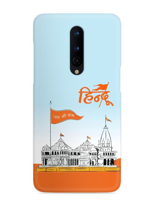 Ram Mandir Hindu Snap Case for Oneplus 8