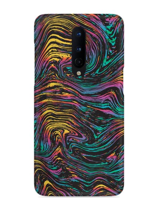 Abstract Liquid Colors Snap Case for Oneplus 8 Zapvi