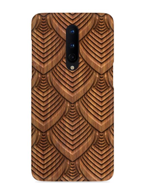 Carved Pattern On Snap Case for Oneplus 8