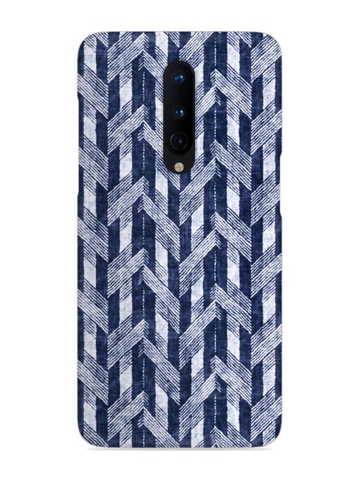 Abstract Herringbone Motif Snap Case for Oneplus 8 Zapvi