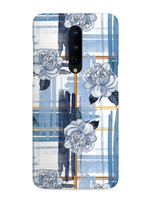 Watercolor Pattern Rose Snap Case for Oneplus 8